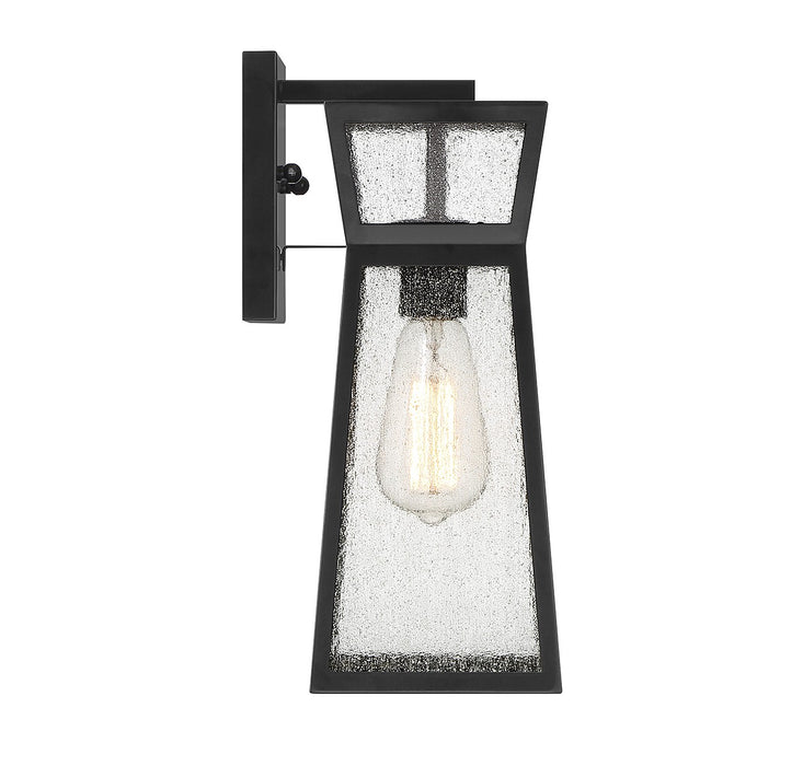 Savoy House 5-634-BK One Light Outdoor Wall Lantern, Matte Black