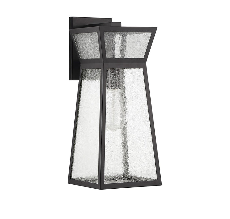 Savoy House 5-635-BK One Light Outdoor Wall Lantern, Matte Black