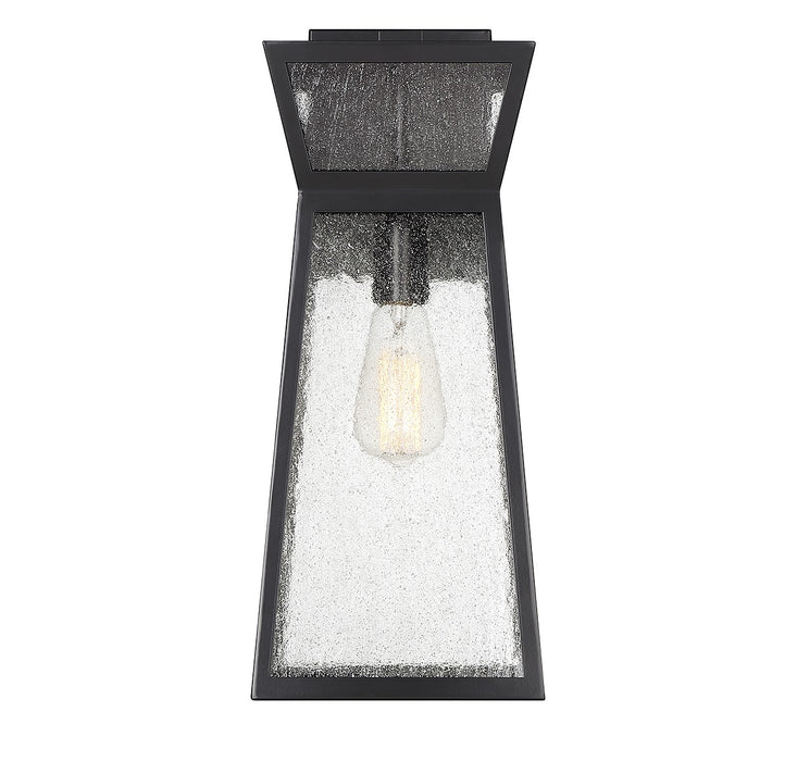 Savoy House 5-635-BK One Light Outdoor Wall Lantern, Matte Black