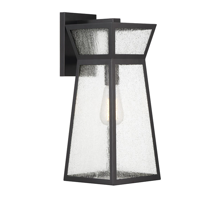 Savoy House 5-635-BK One Light Outdoor Wall Lantern, Matte Black