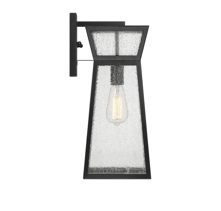 Savoy House 5-635-BK One Light Outdoor Wall Lantern, Matte Black