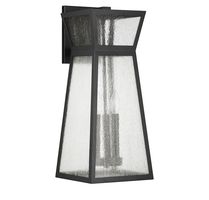 Savoy House 5-636-BK Three Light Outdoor Wall Lantern, Matte Black