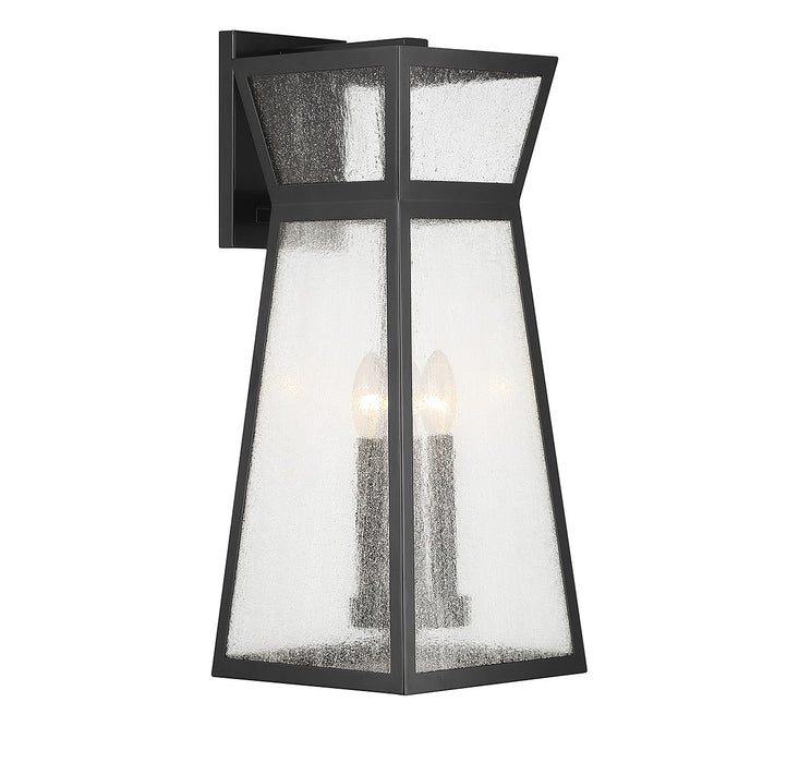 Savoy House 5-636-BK Three Light Outdoor Wall Lantern, Matte Black