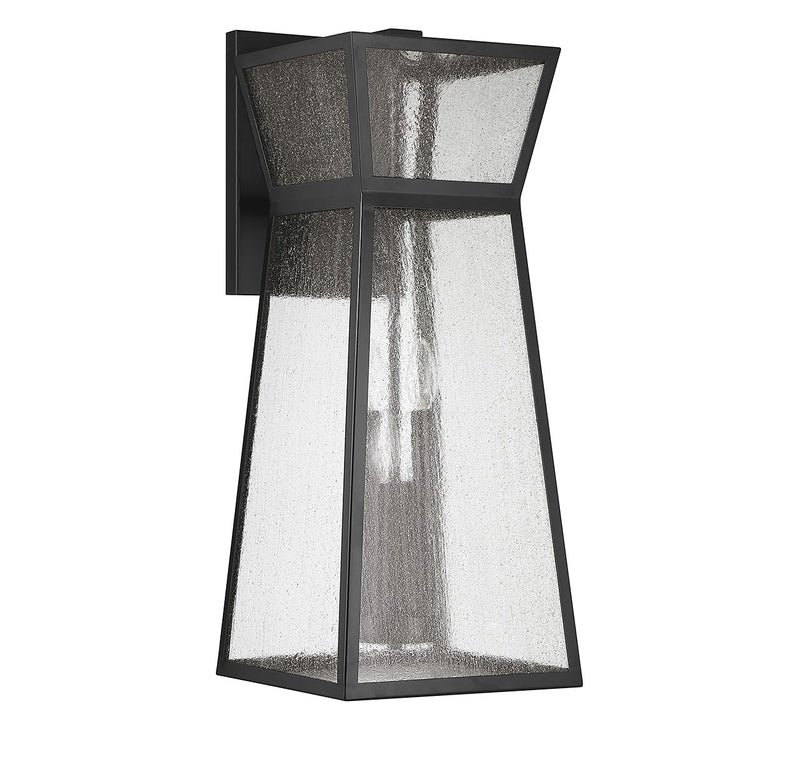Savoy House 5-637-BK Four Light Outdoor Wall Lantern, Matte Black