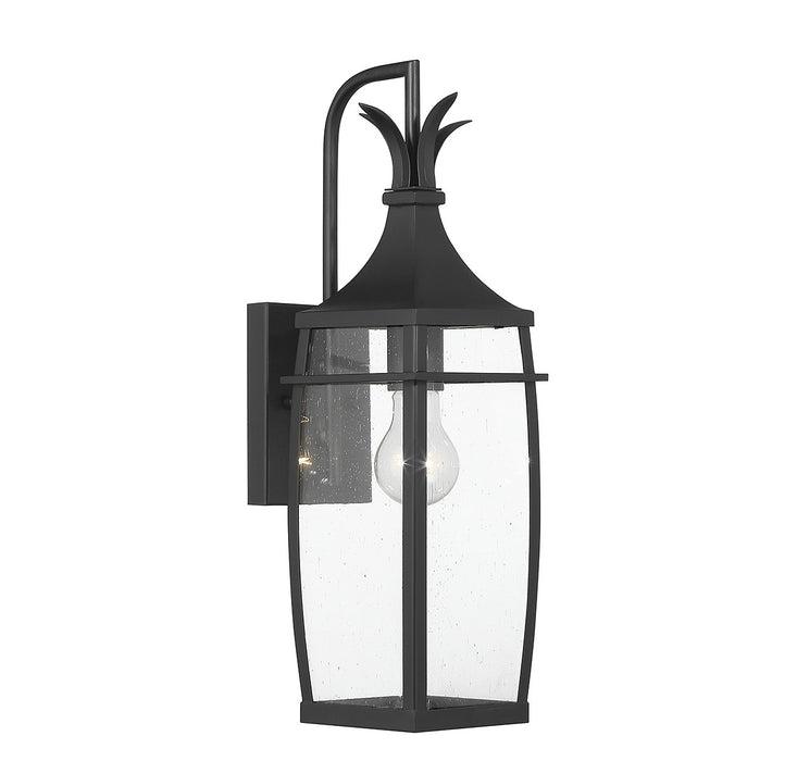 Savoy House 5-768-BK One Light Outdoor Wall Lantern, Matte Black