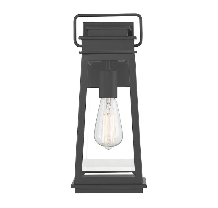 Savoy House 5-812-BK One Light Outdoor Wall Lantern, Matte Black