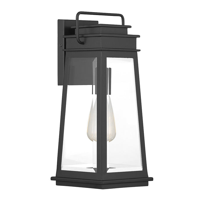 Savoy House 5-812-BK One Light Outdoor Wall Lantern, Matte Black