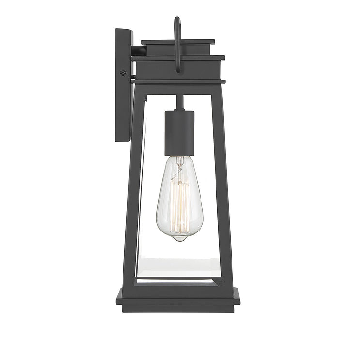 Savoy House 5-812-BK One Light Outdoor Wall Lantern, Matte Black