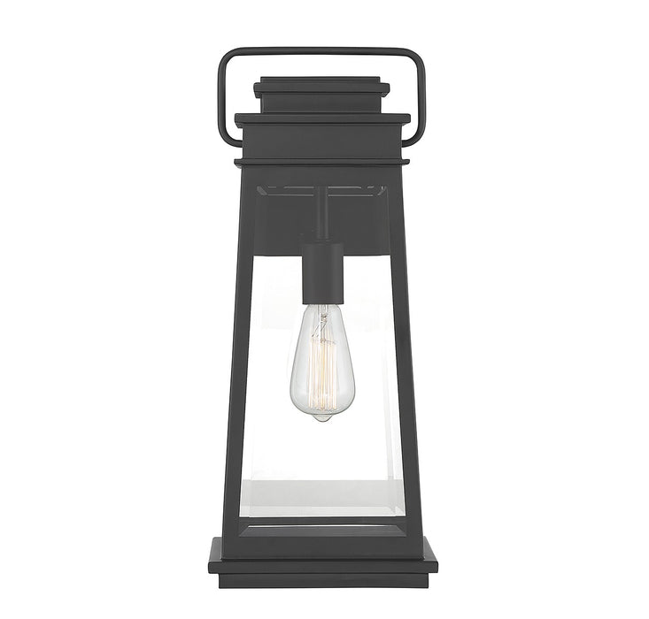Savoy House 5-813-BK One Light Outdoor Wall Lantern, Matte Black