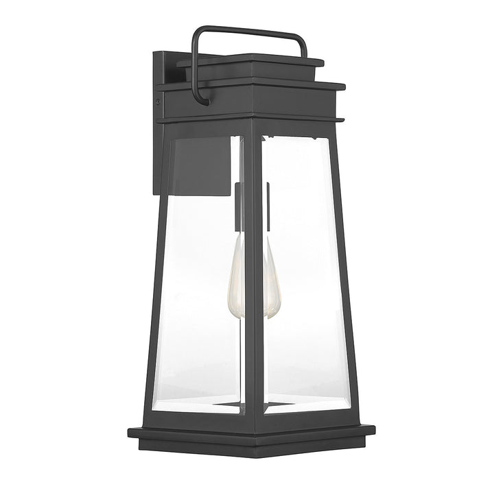 Savoy House 5-813-BK One Light Outdoor Wall Lantern, Matte Black