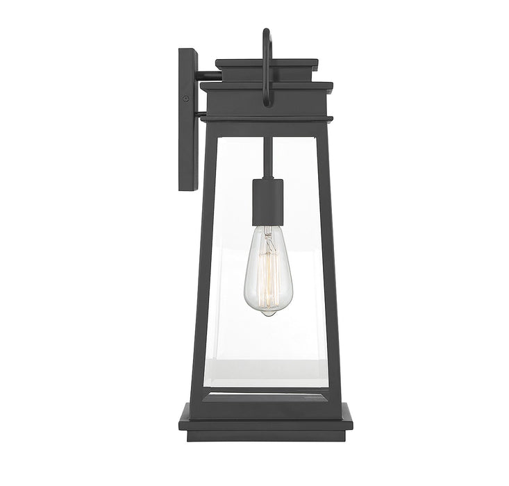 Savoy House 5-813-BK One Light Outdoor Wall Lantern, Matte Black