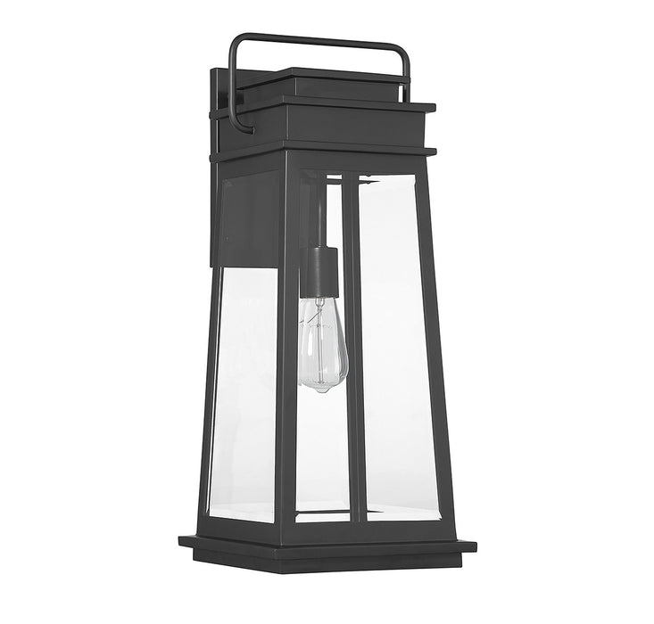 Savoy House 5-814-BK One Light Outdoor Wall Lantern, Matte Black