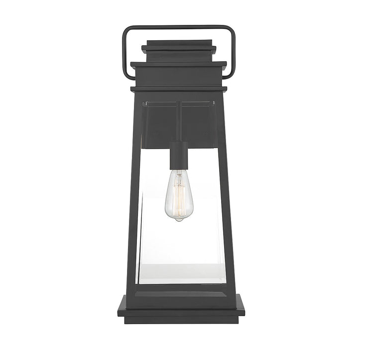 Savoy House 5-814-BK One Light Outdoor Wall Lantern, Matte Black