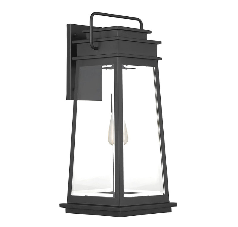 Savoy House 5-814-BK One Light Outdoor Wall Lantern, Matte Black