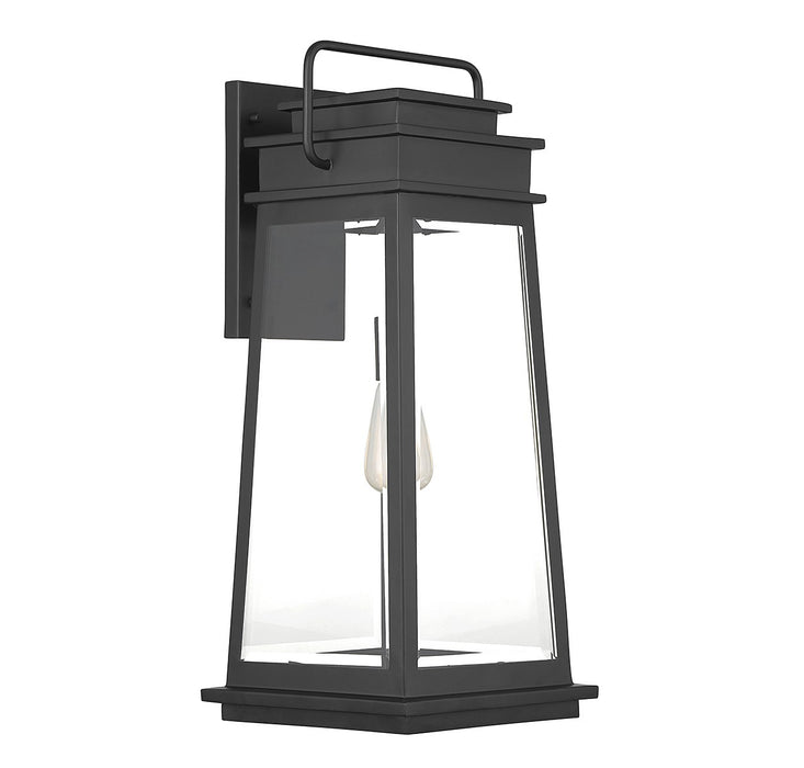 Savoy House 5-814-BK One Light Outdoor Wall Lantern, Matte Black