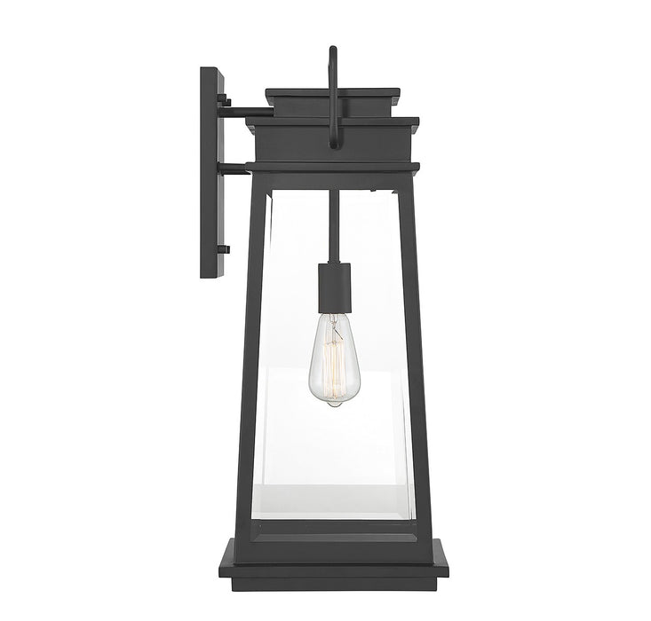 Savoy House 5-814-BK One Light Outdoor Wall Lantern, Matte Black