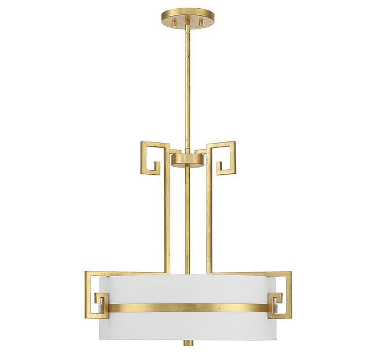 Savoy House 7-2303-4-260 Four Light Pendant, True Gold