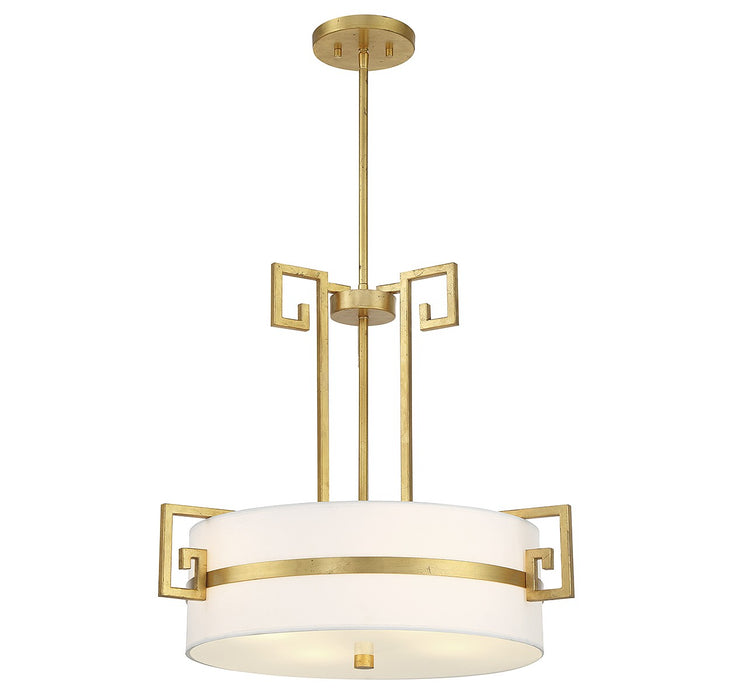 Savoy House 7-2303-4-260 Four Light Pendant, True Gold