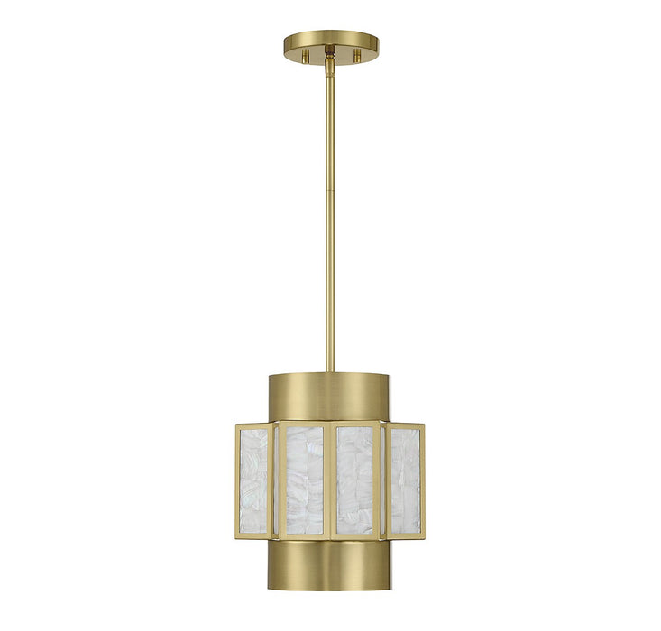 Savoy House 7-3168-3-322 Three Light Pendant, Warm Brass