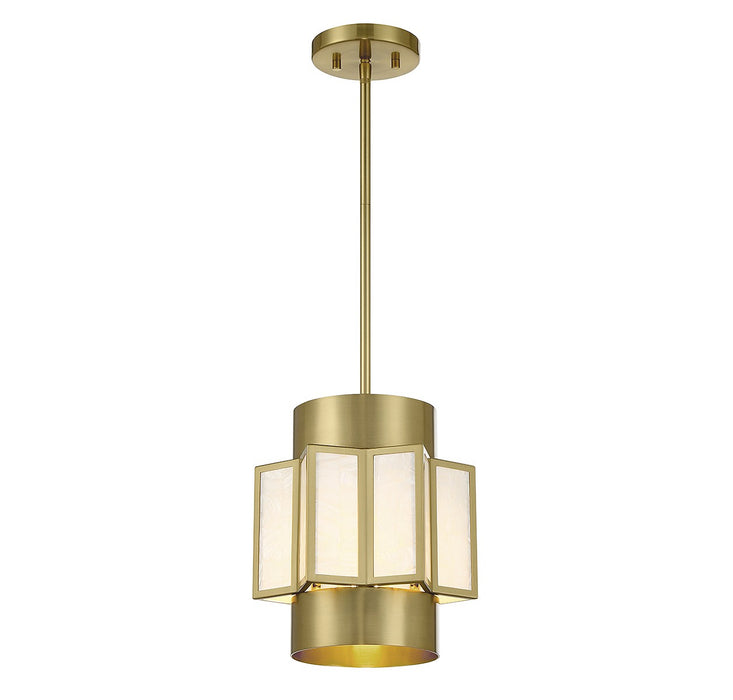 Savoy House 7-3168-3-322 Three Light Pendant, Warm Brass