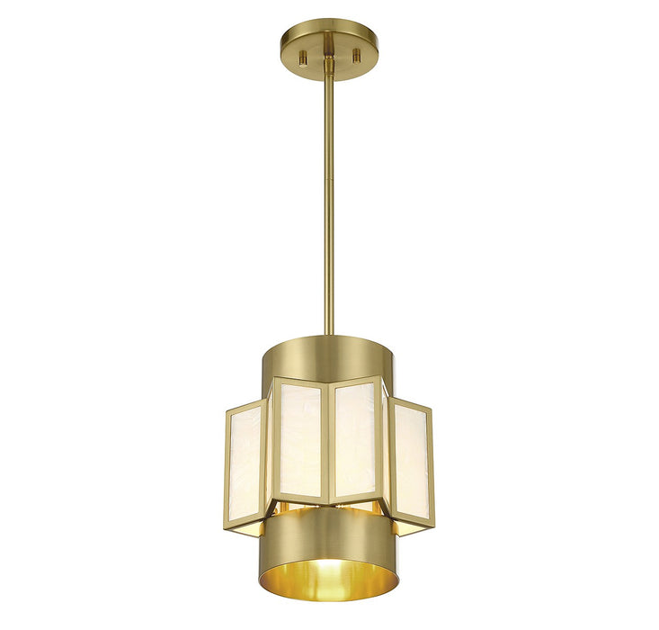 Savoy House 7-3168-3-322 Three Light Pendant, Warm Brass