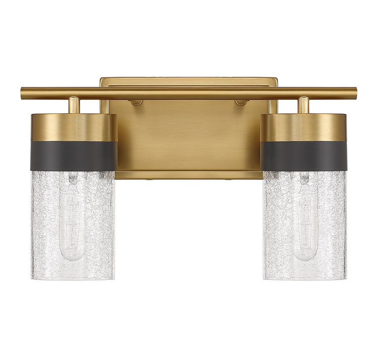 Savoy House 8-3600-2-322 Two Light Bathroom Vanity, Warm Brass