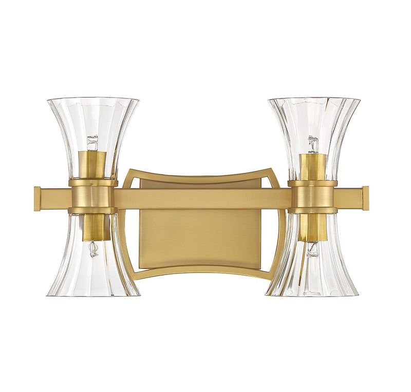 Savoy House 8-9702-4-322 LED Bathroom Vanity, Warm Brass