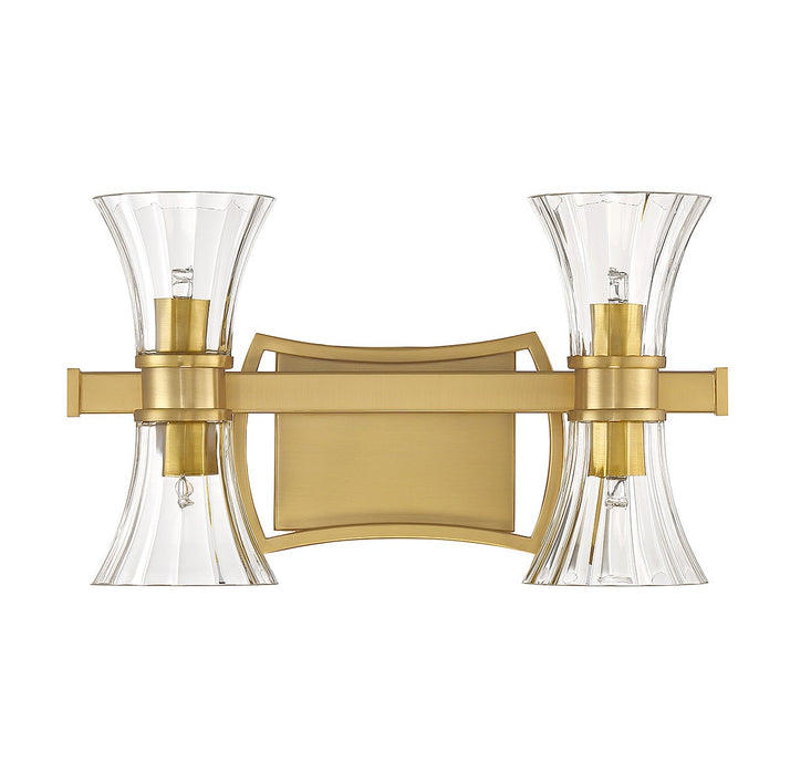 Savoy House 8-9702-4-322 LED Bathroom Vanity, Warm Brass