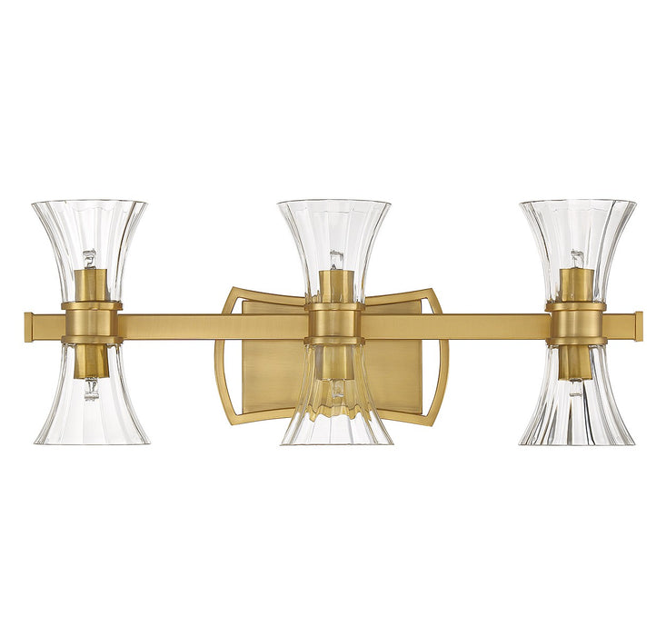 Savoy House 8-9702-6-322 LED Bathroom Vanity, Warm Brass