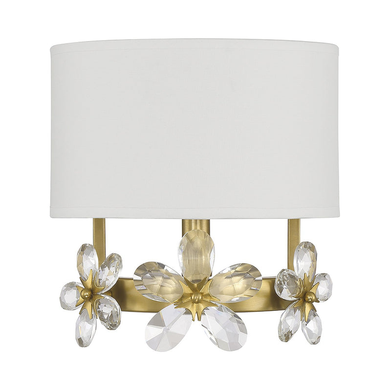 Savoy House 9-4364-1-322 One Light Wall Sconce, Warm Brass