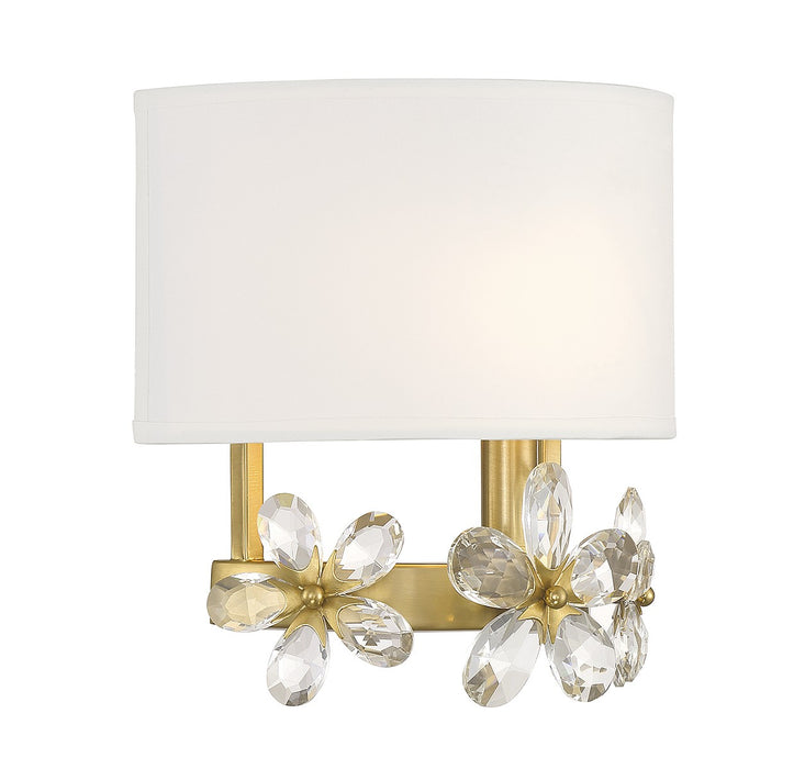 Savoy House 9-4364-1-322 One Light Wall Sconce, Warm Brass
