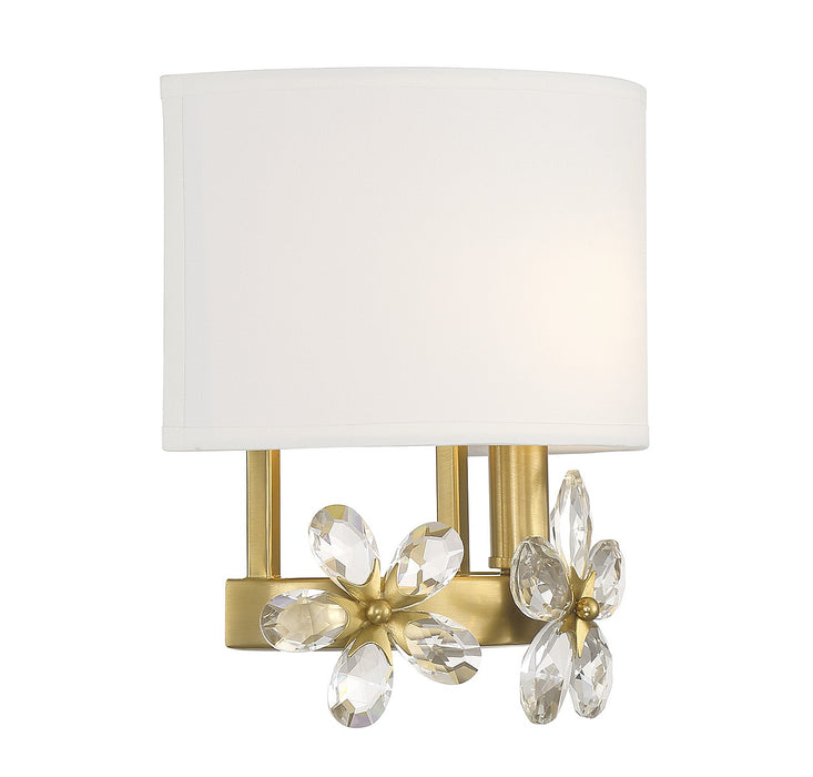 Savoy House 9-4364-1-322 One Light Wall Sconce, Warm Brass
