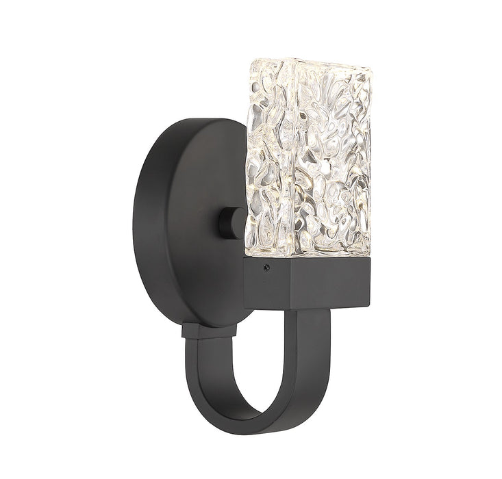 Savoy House 9-6624-1-89 LED Wall Sconce, Matte Black
