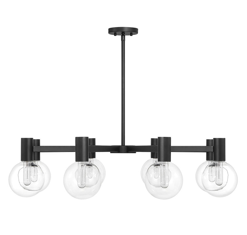 Savoy House 1-3074-8-89 Eight Light Chandelier, Matte Black