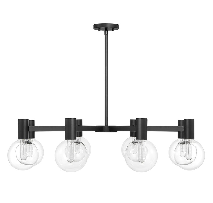Savoy House 1-3074-8-89 Eight Light Chandelier, Matte Black