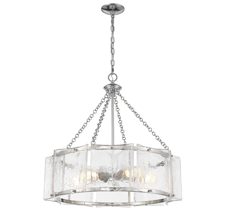 Savoy House 1-8200-5-109 Five Light Pendant, Polished Nickel