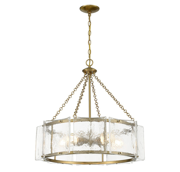 Savoy House 1-8200-5-322 Five Light Pendant, Warm Brass