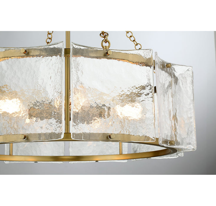 Savoy House 1-8200-5-322 Five Light Pendant, Warm Brass