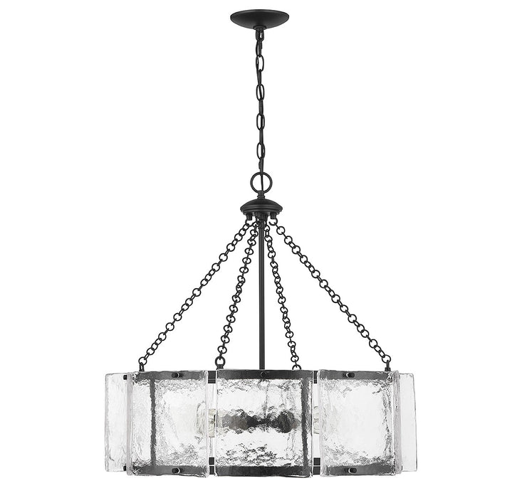 Savoy House 1-8200-5-89 Five Light Pendant, Matte Black