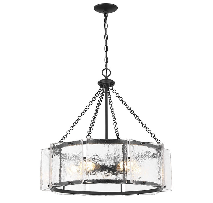 Savoy House 1-8200-5-89 Five Light Pendant, Matte Black