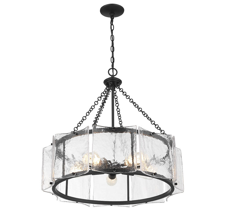 Savoy House 1-8200-5-89 Five Light Pendant, Matte Black