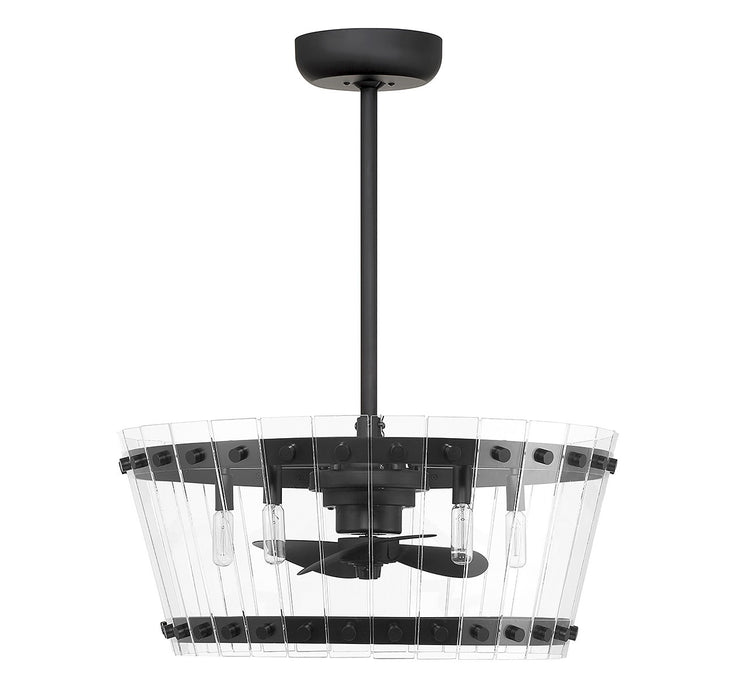 Savoy House 24-FD-8853-89 LED Fan D'Lier, Matte Black