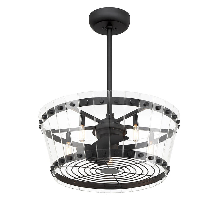 Savoy House 24-FD-8853-89 LED Fan D'Lier, Matte Black