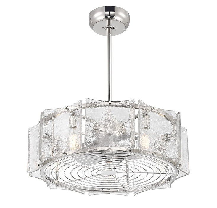 Savoy House 27-FD-8201-109 LED Fan D'Lier, Polished Nickel