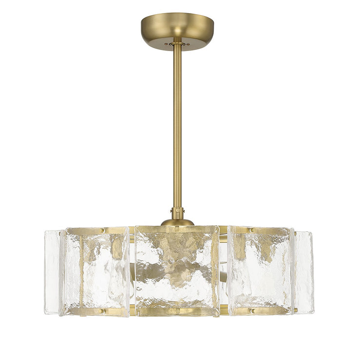 Savoy House 27-FD-8201-322 LED Fan D'Lier, Warm Brass