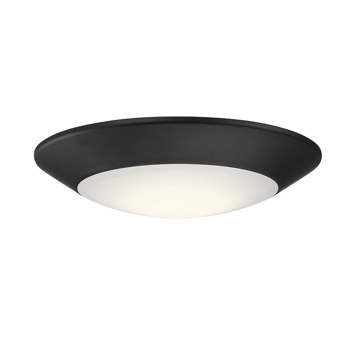 Savoy House 6-5CCT-6-BK LED Disc Light, Black