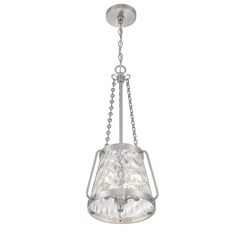 Savoy House 7-1803-3-SN Three Light Pendant, Satin Nickel