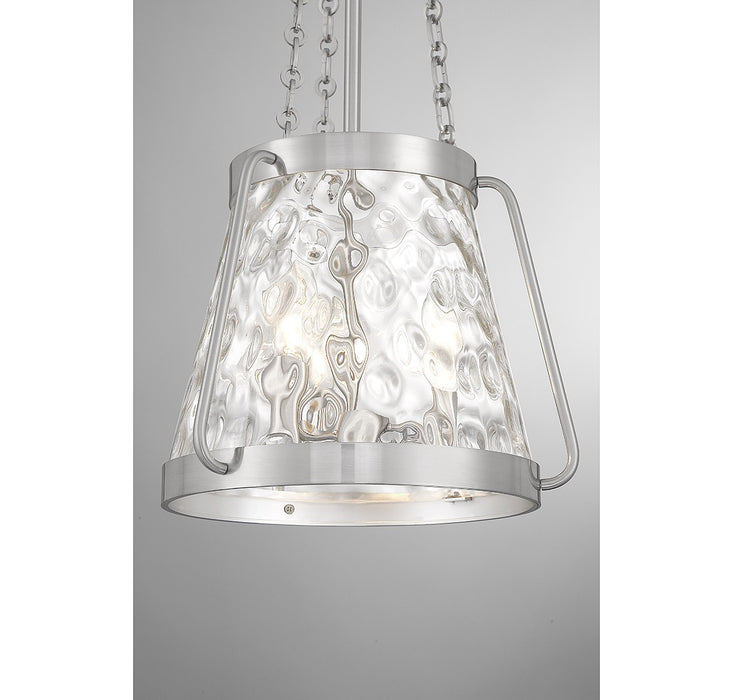 Savoy House 7-1803-3-SN Three Light Pendant, Satin Nickel