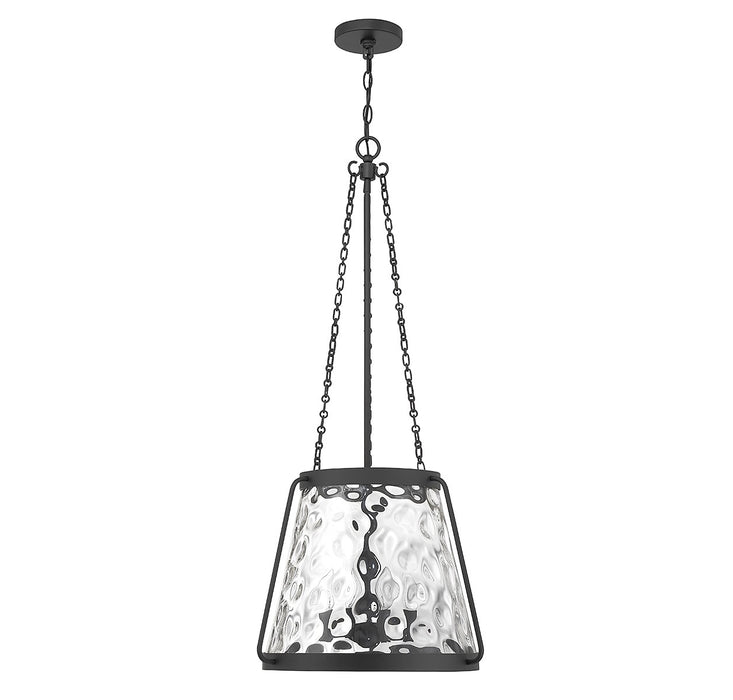 Savoy House 7-1804-4-89 Four Light Pendant, Matte Black