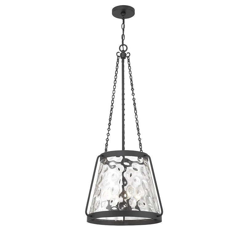 Savoy House 7-1804-4-89 Four Light Pendant, Matte Black